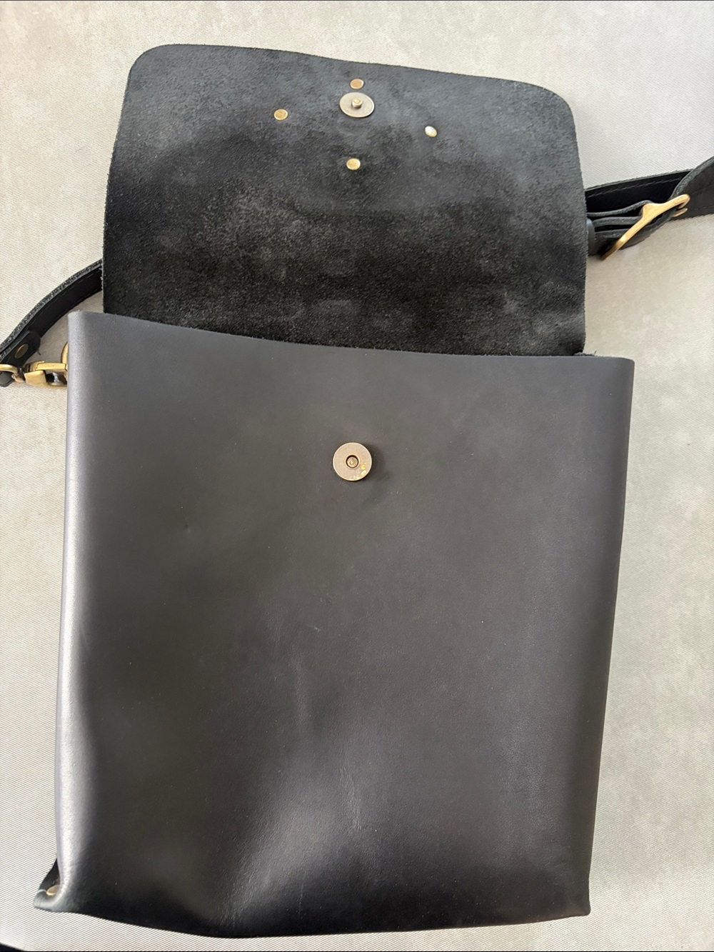 Portland Leather Goods Black Crossbody Bag - Picture 9 of 9